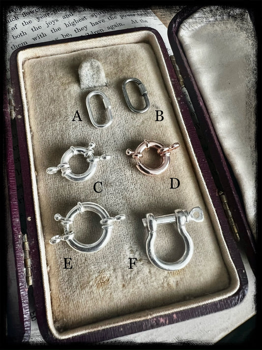 Custom Design Sterling Silver Chain and Clasp-Charm Necklace-Customizable-Quality Chain