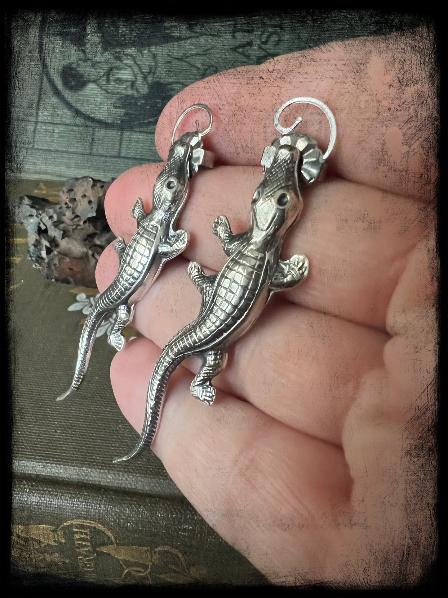 Alligator Earrings-Made to Order