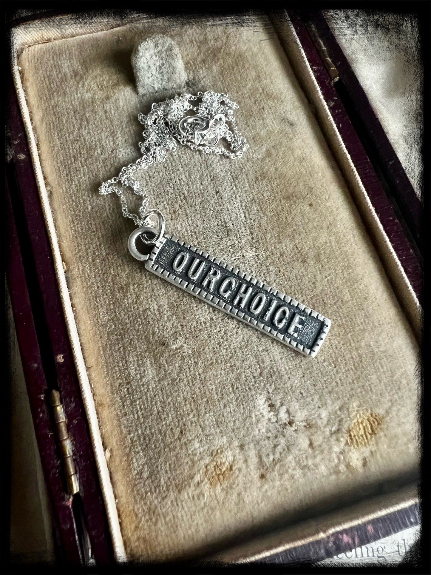 "Our Choice" Pendant - Handmade Sterling Silver Jewelry