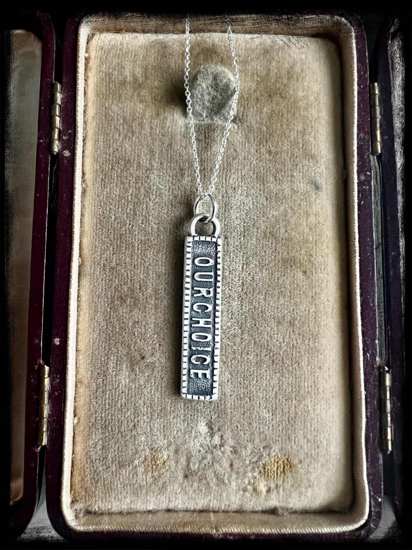 "Our Choice" Pendant - Handmade Sterling Silver Jewelry