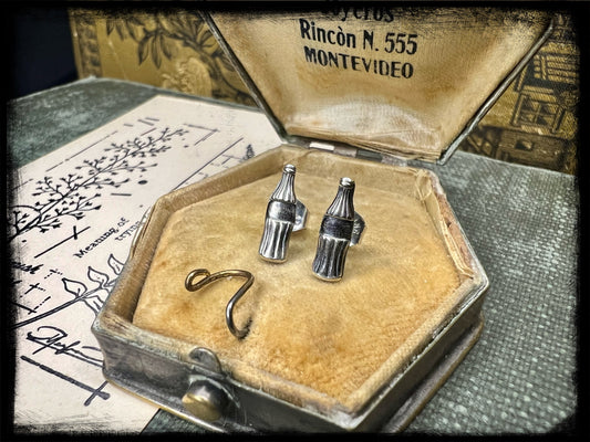 Coke Bottle Stud Earrings-Made to Order