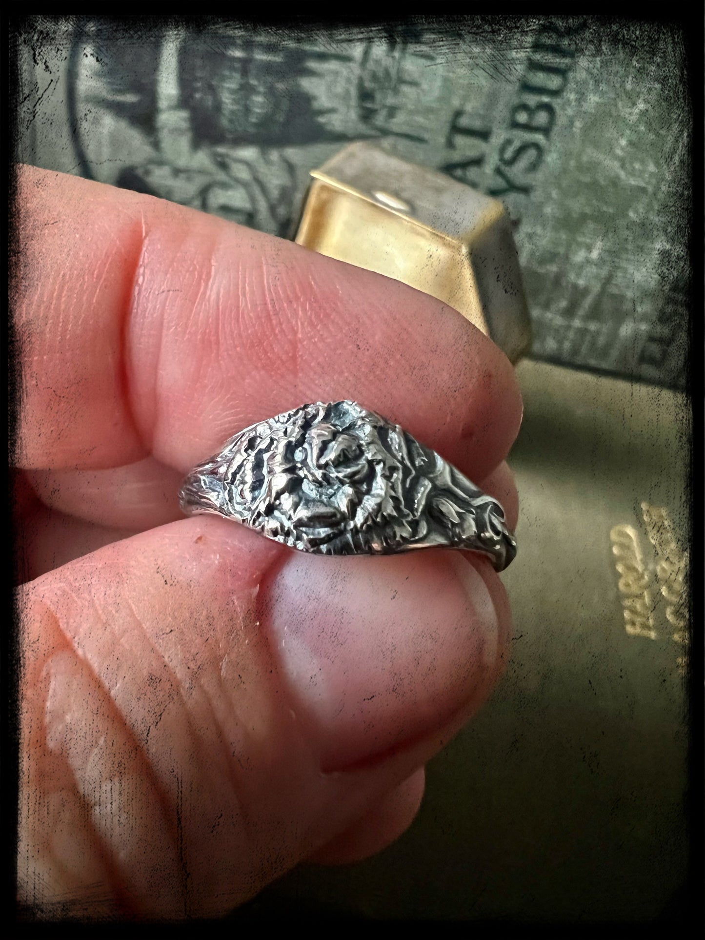 Carnation Birth Month Flower Ring-January