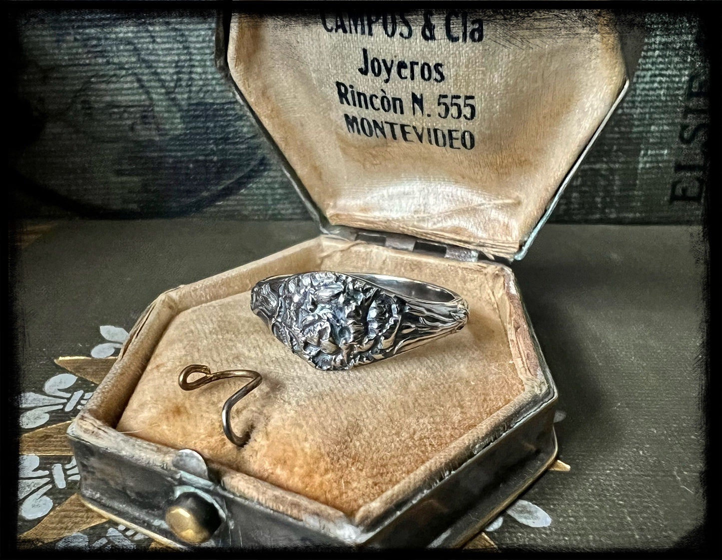 Carnation Birth Month Flower Ring-January
