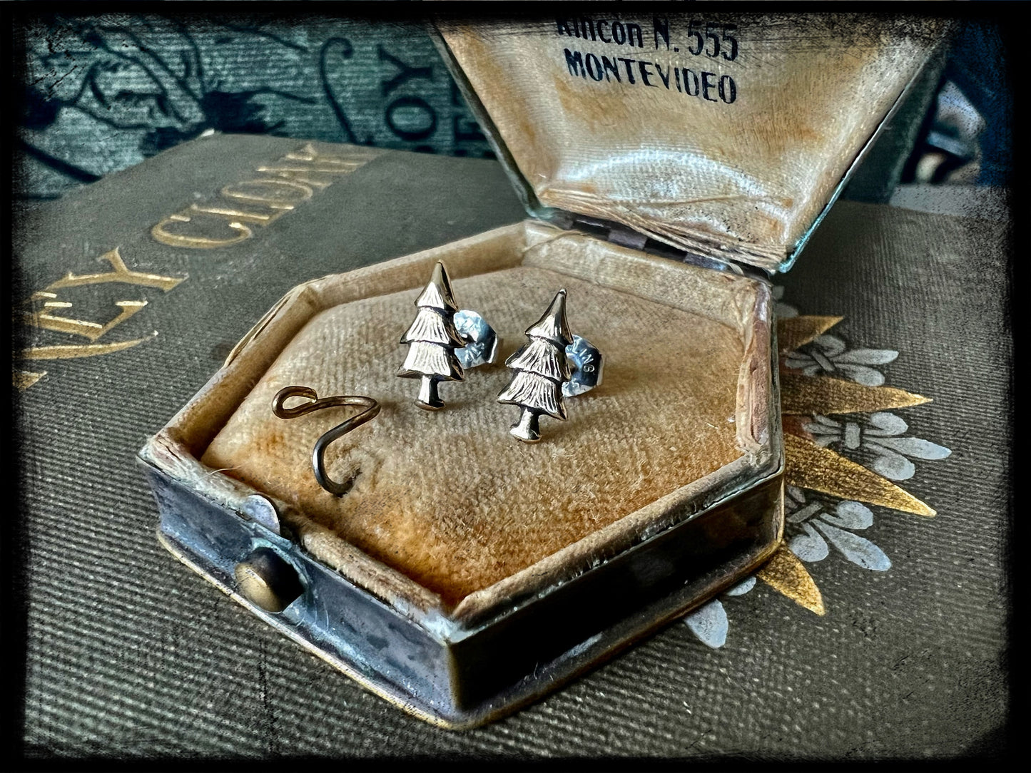 Evergreen Tree Stud Earrings-Made to Order
