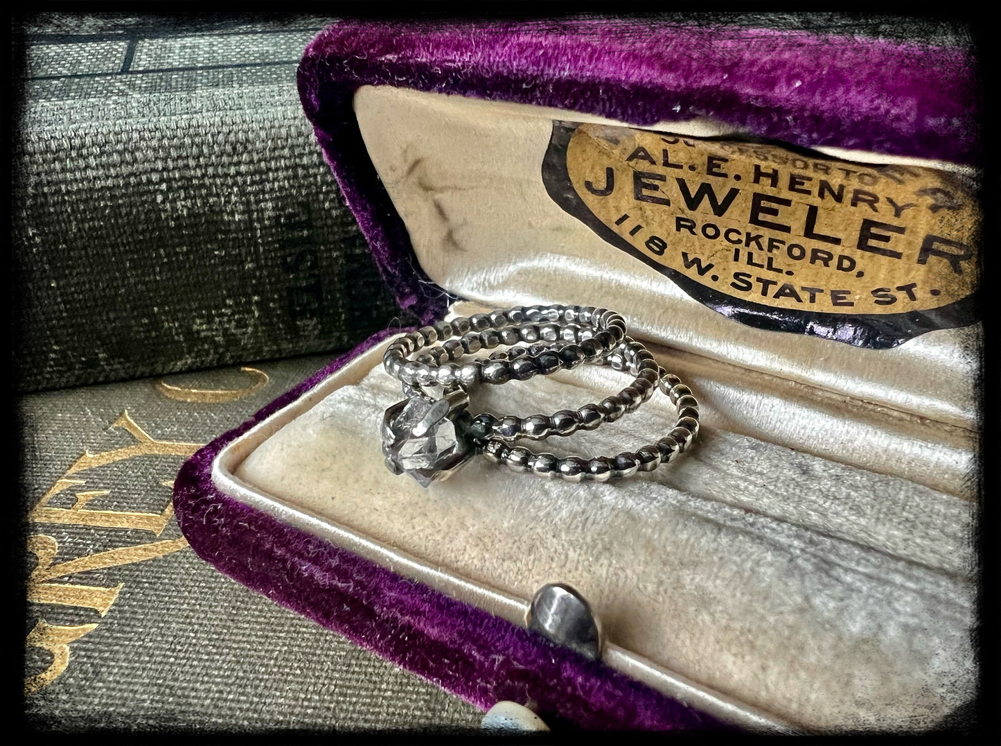 Herkimer Diamond Stackers Size 8