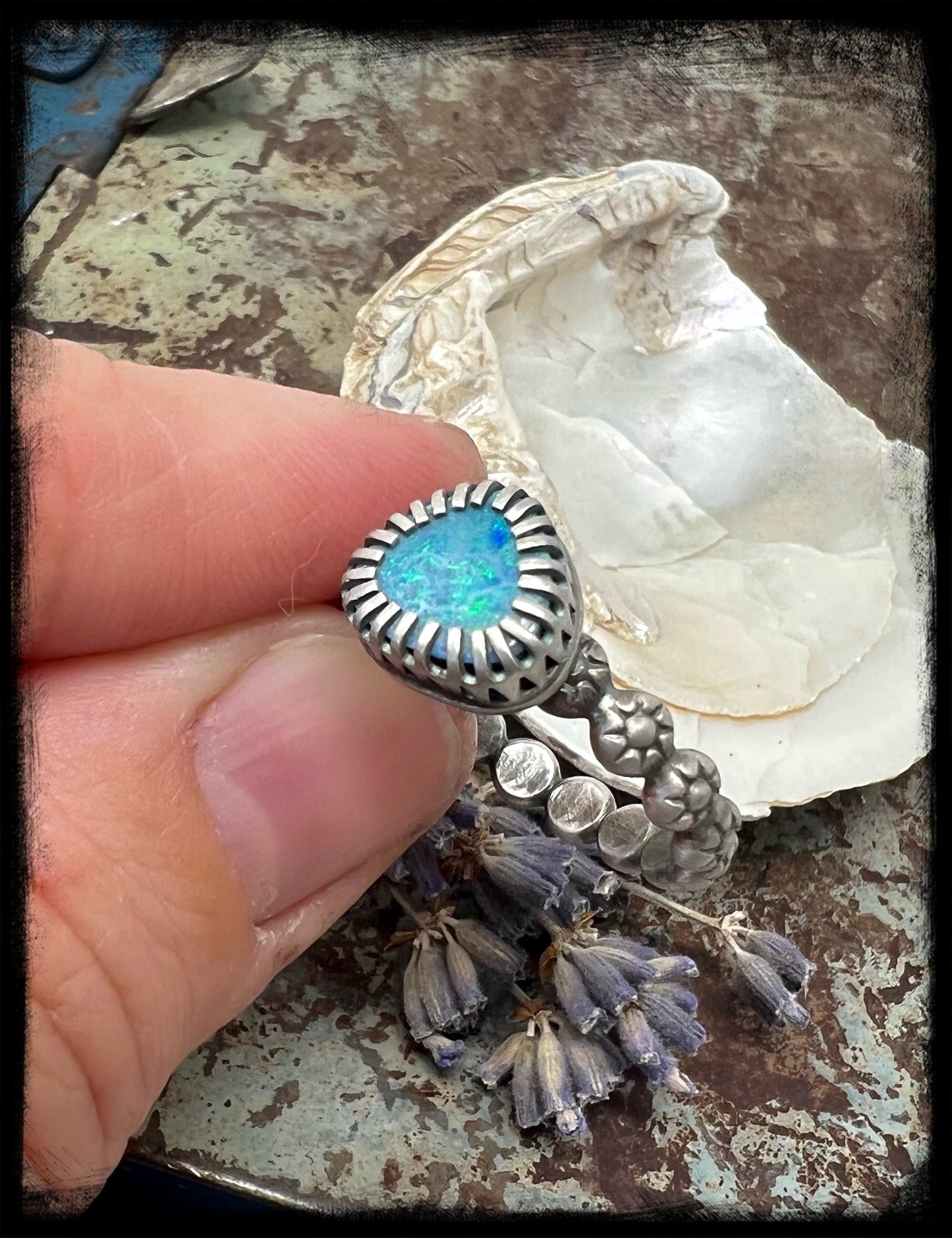 Opal Ring Size 9