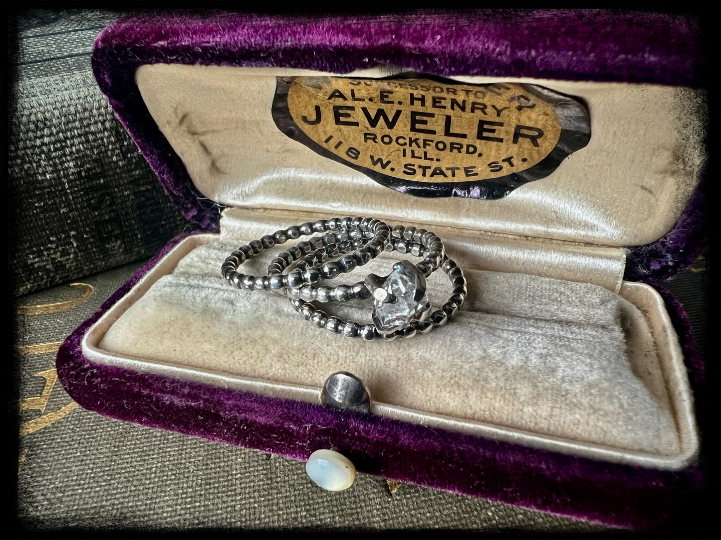 Herkimer Diamond Stackers Size 8