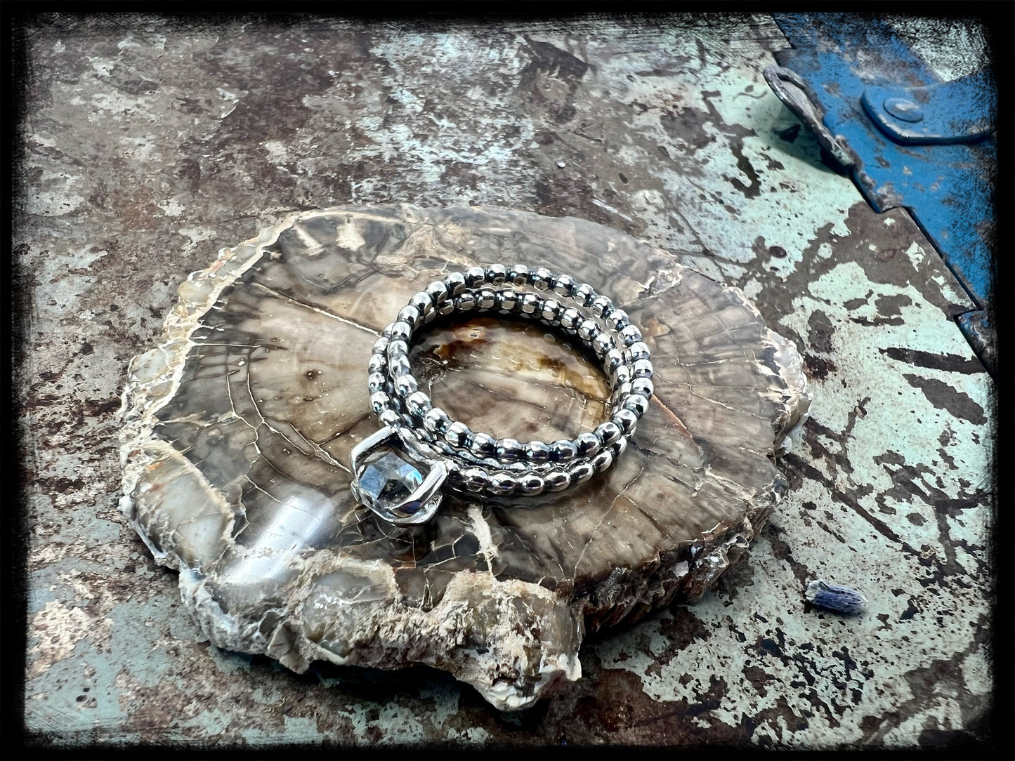 Herkimer Diamond Stackers Size 8