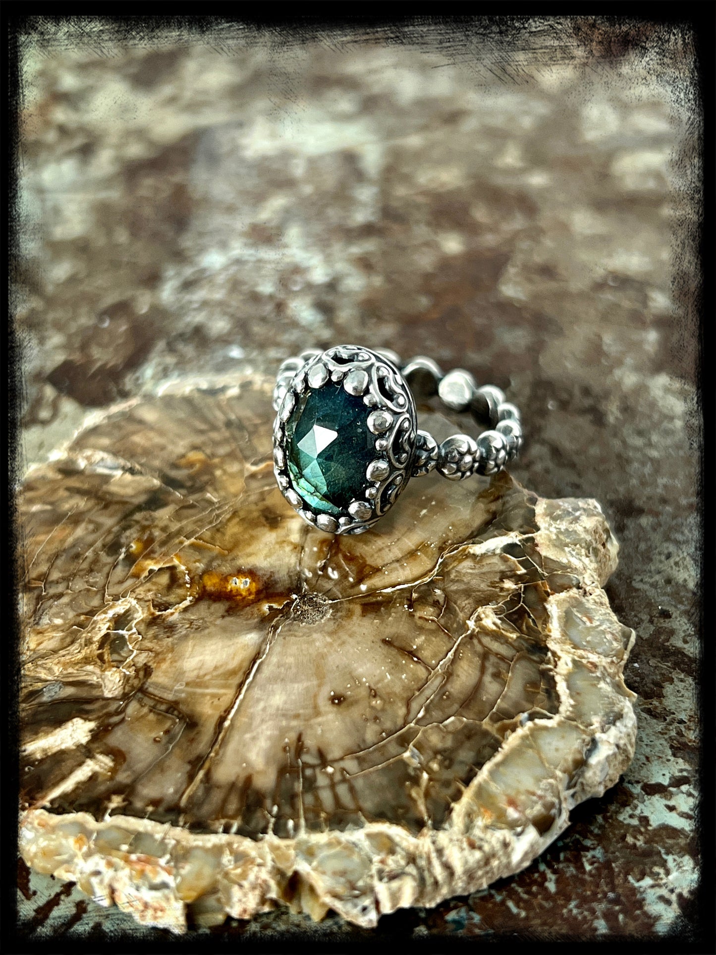 Labradorite Ring Size 8