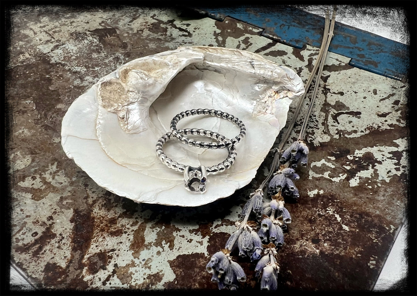 Herkimer Diamond Stackers Size 7