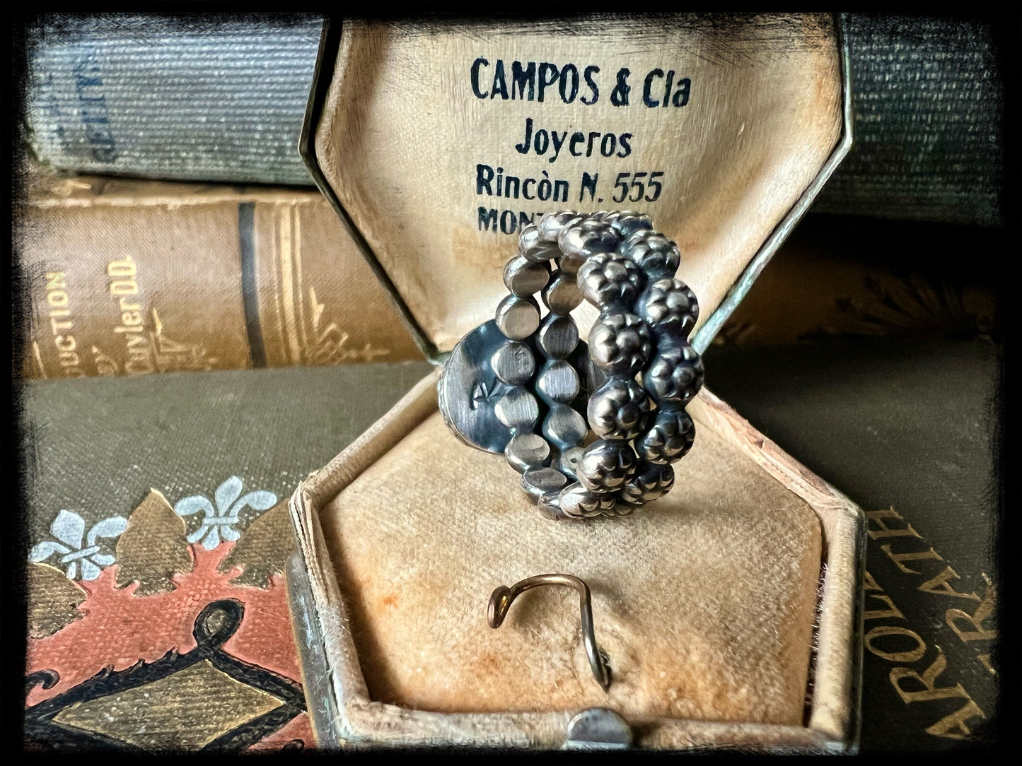 Turquoise Stone set in Sterling Silver Ring Size -7