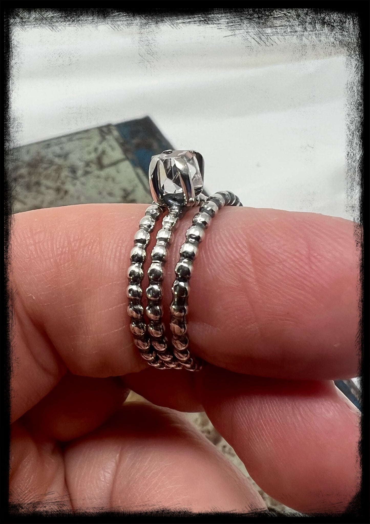 Herkimer Diamond Stackers Size 7