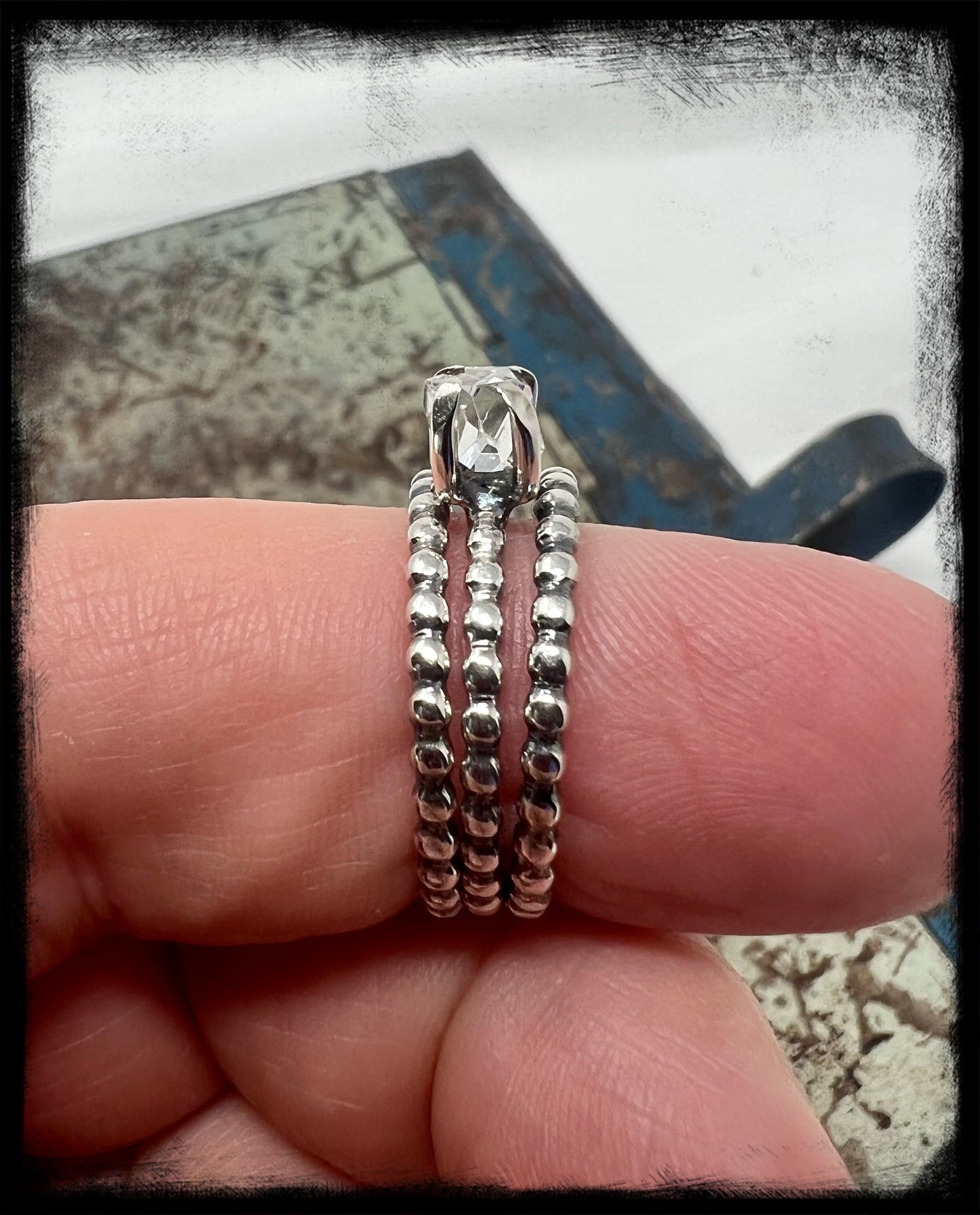 Herkimer Diamond Stackers Size 7
