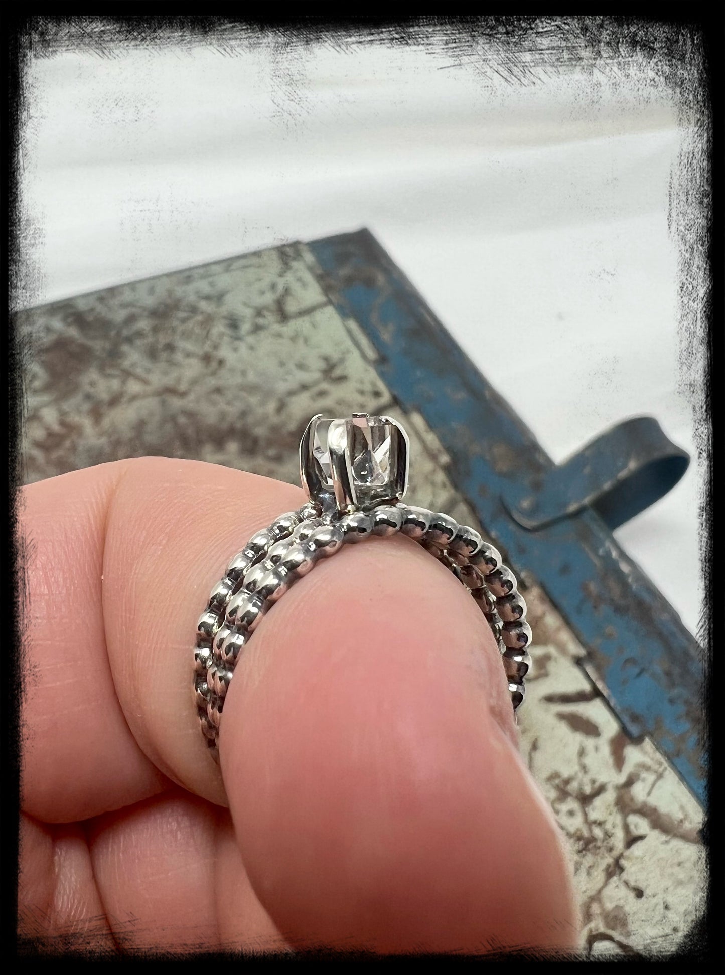 Herkimer Diamond Stackers Size 7