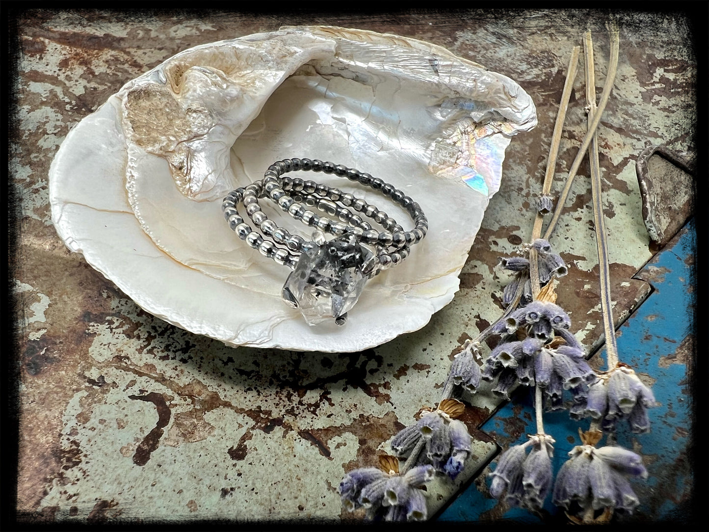 Herkimer Diamond Stackers Size 9