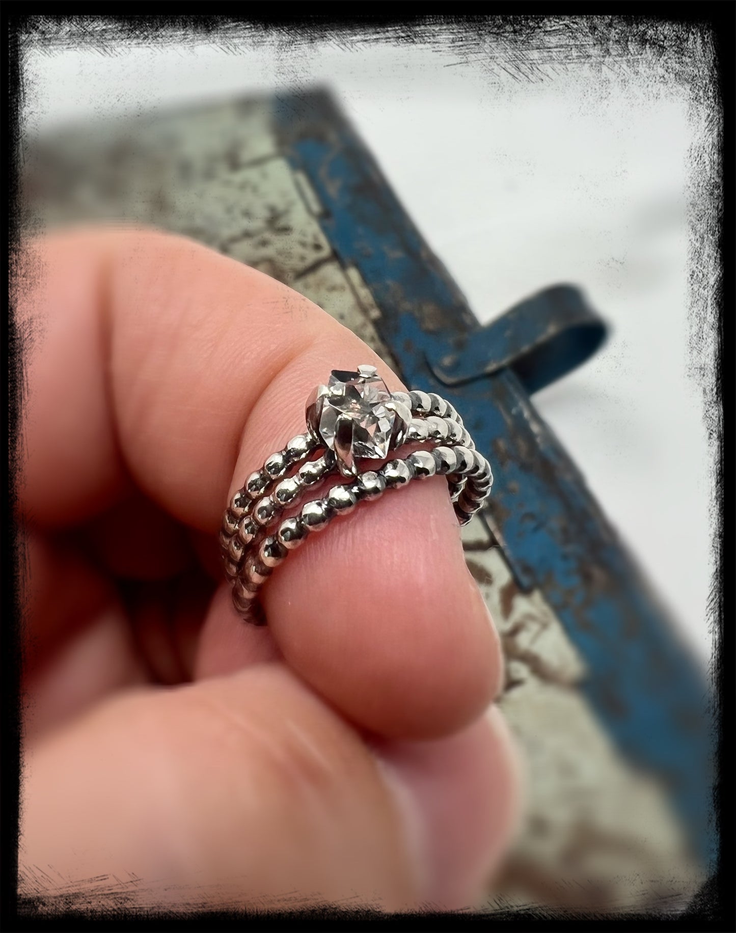 Herkimer Diamond Stackers Size 7