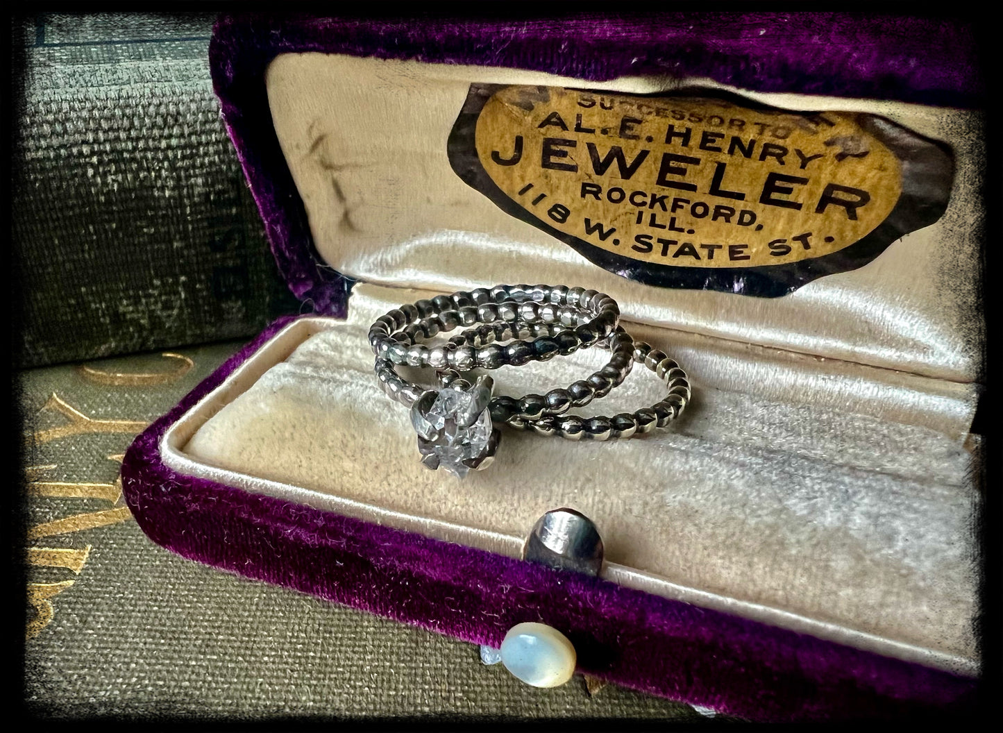 Herkimer Diamond Stackers Size 8