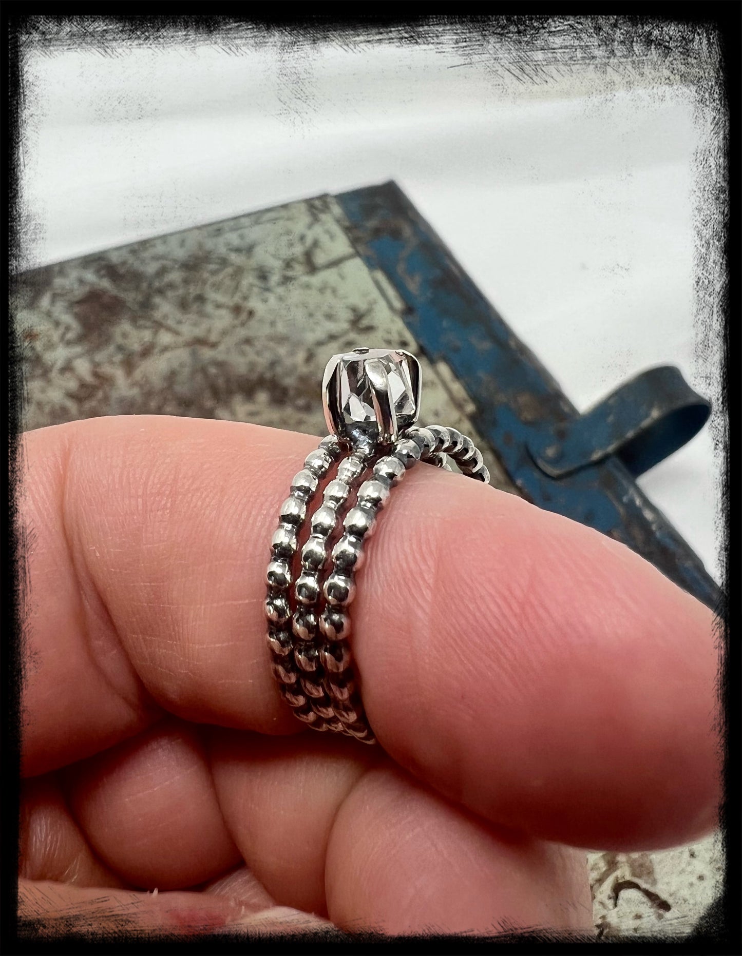Herkimer Diamond Stackers Size 7