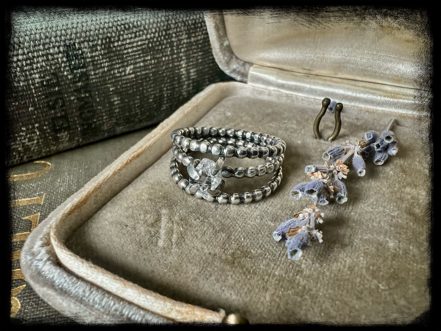 Herkimer Diamond Stackers Size 8