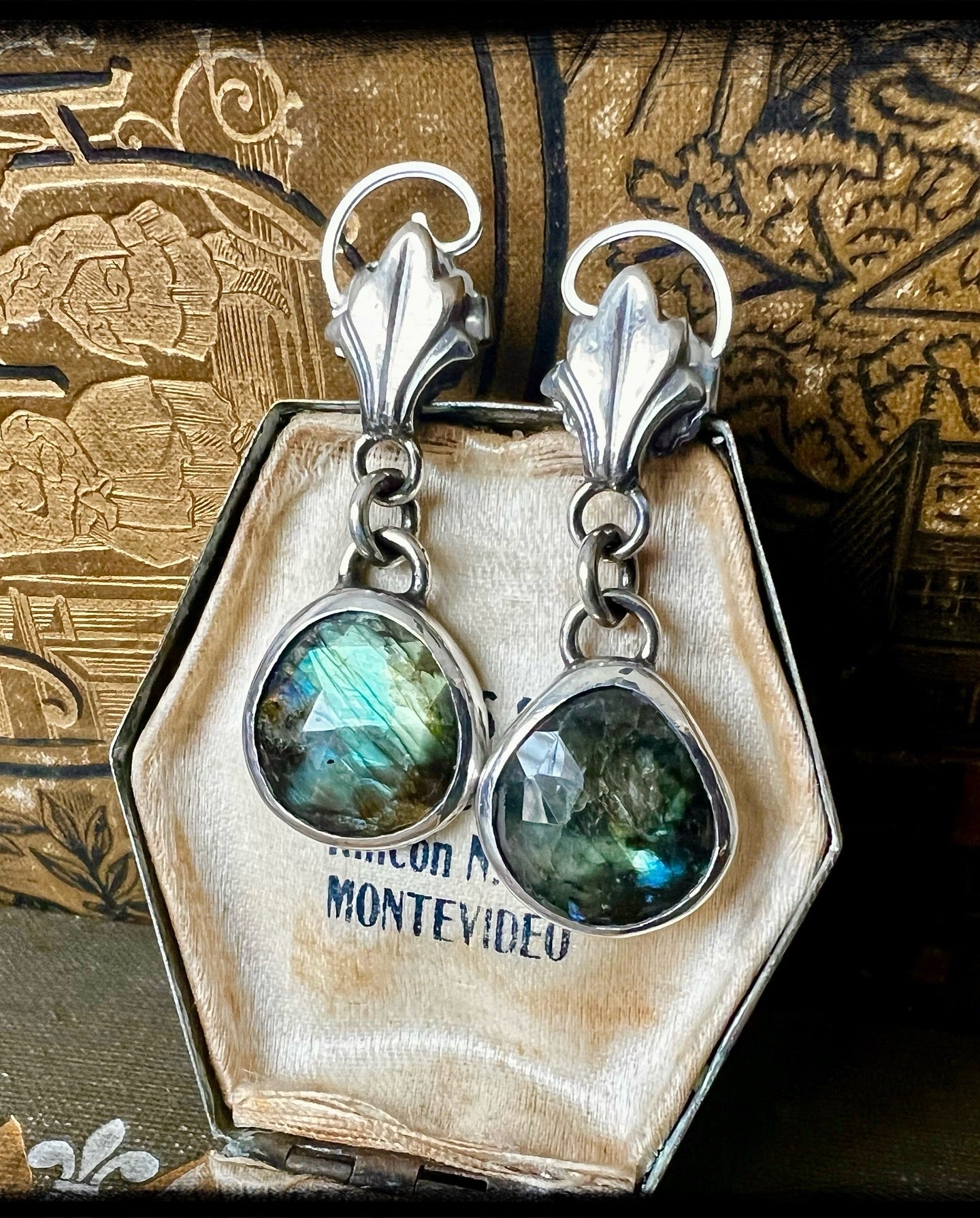 Labradorite Drop Earrings