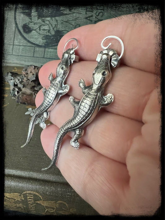 Alligator Earrings-Made to Order
