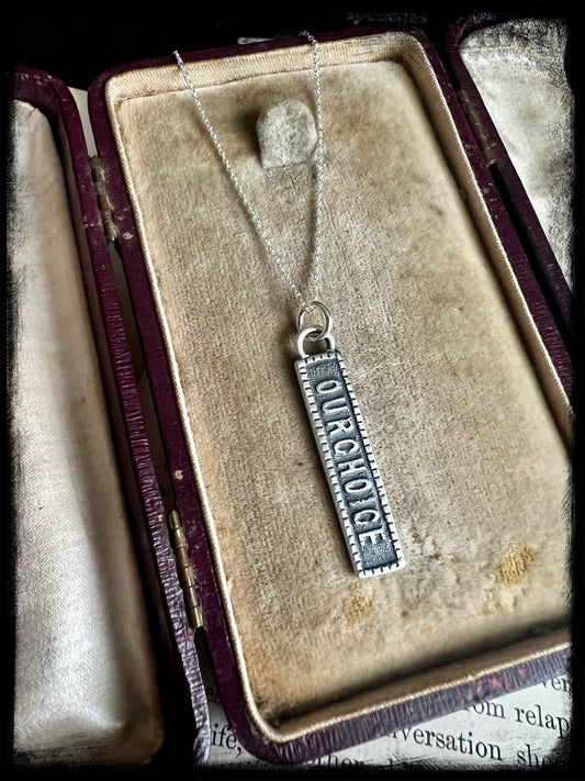 "Our Choice" Pendant - Handmade Sterling Silver Jewelry