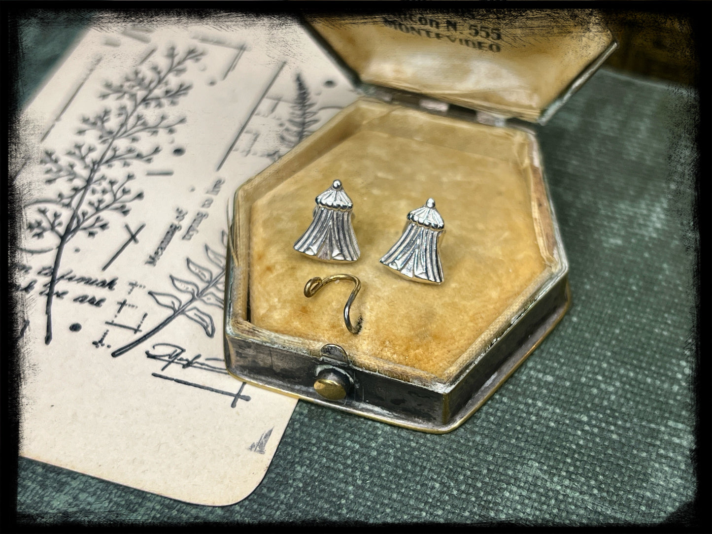 Circus Tent Stud Earrings-Made to Order