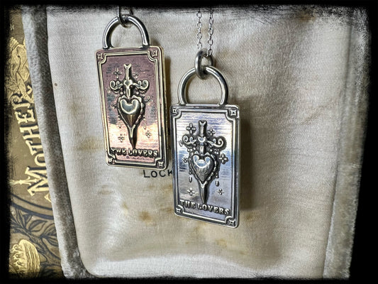 The Lover-Tarot Card Pendant-Made to Order