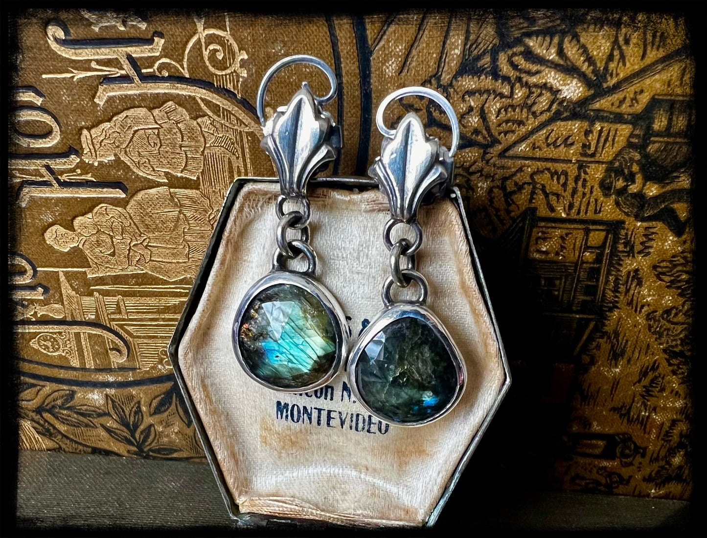 Labradorite Drop Earrings