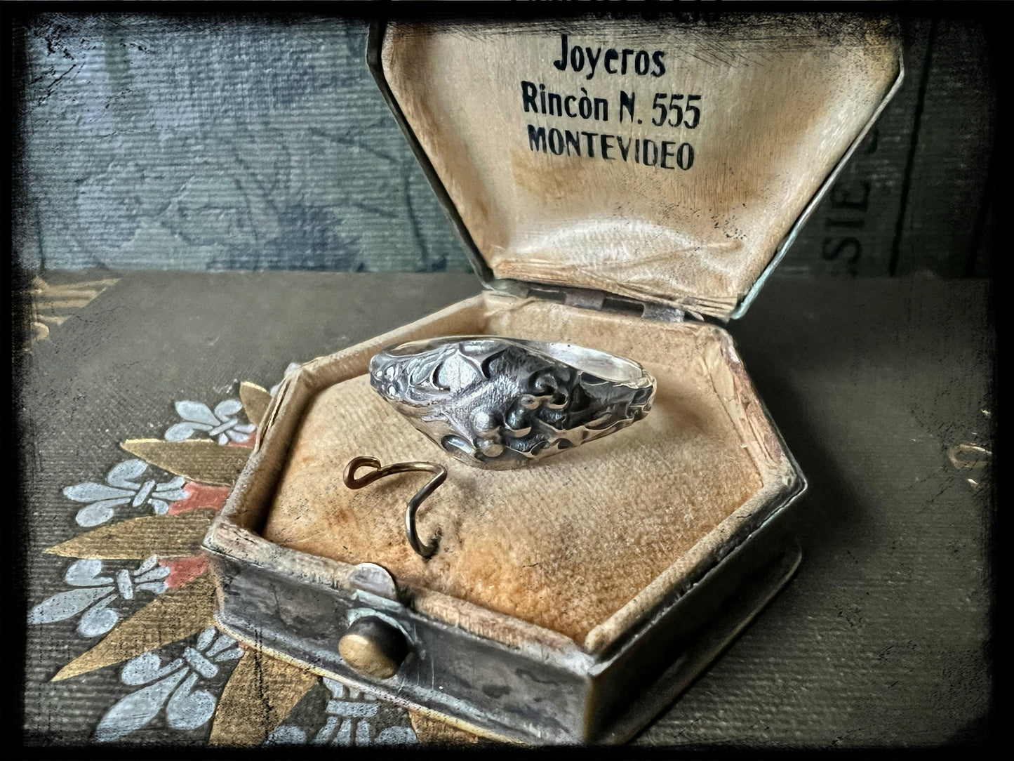 Holly Birth Month Flower Ring-December