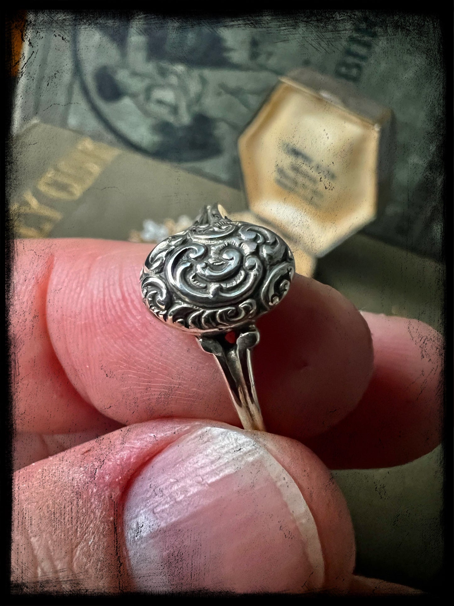 Sterling Silver Antique Ring Design-Made to Order