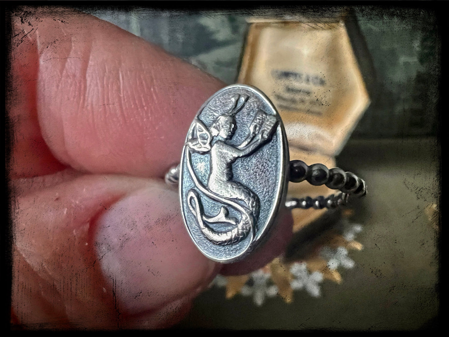 Melusine Fairytale Sterling Silver Ring-Made to Order