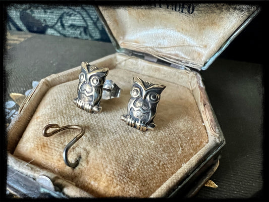 Owl Woodland Creatures Earrings-Made to Order