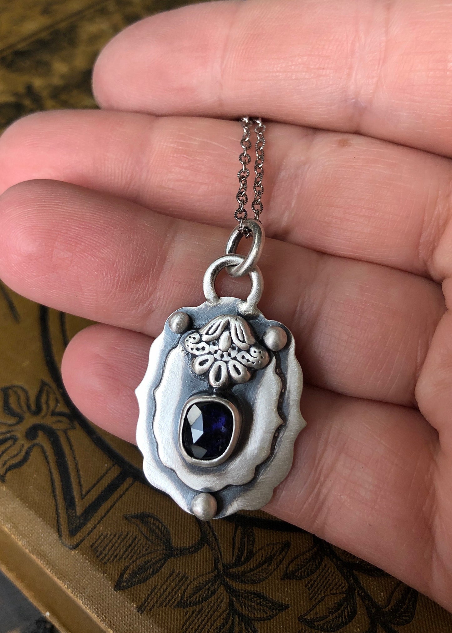 Relic Pendant with Amethyst Setting