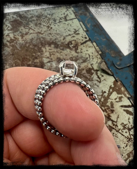 Herkimer Diamond Stackers Size 8