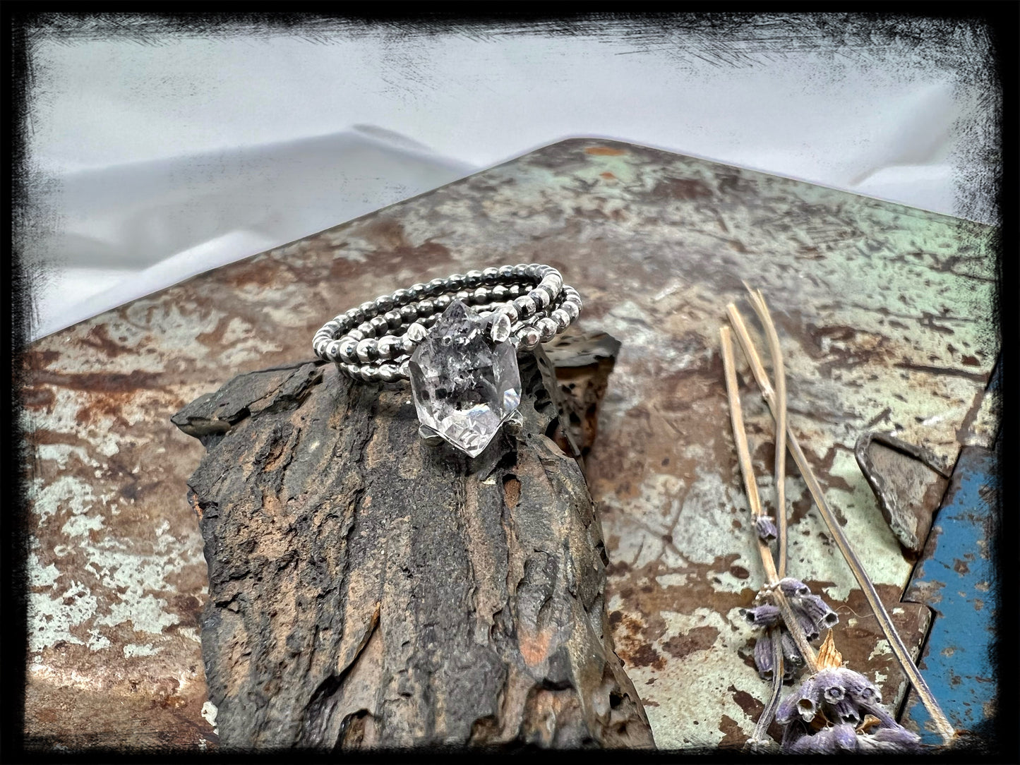 Herkimer Diamond Stackers Size 9
