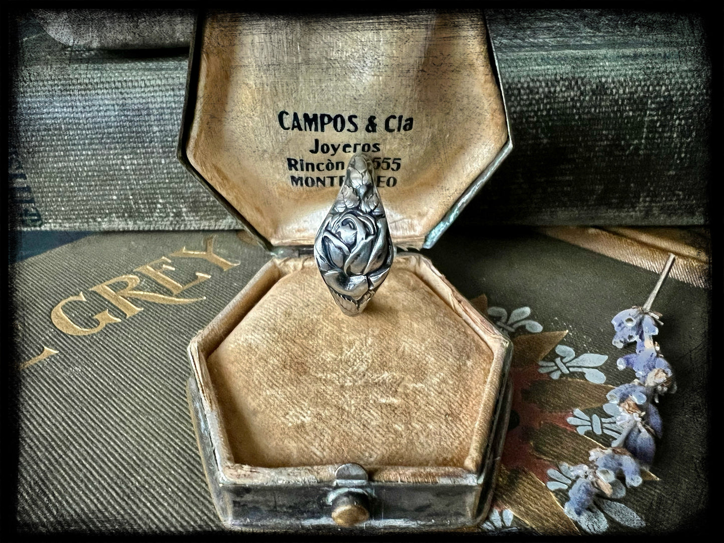 Rose Birth Month Flower Ring-June