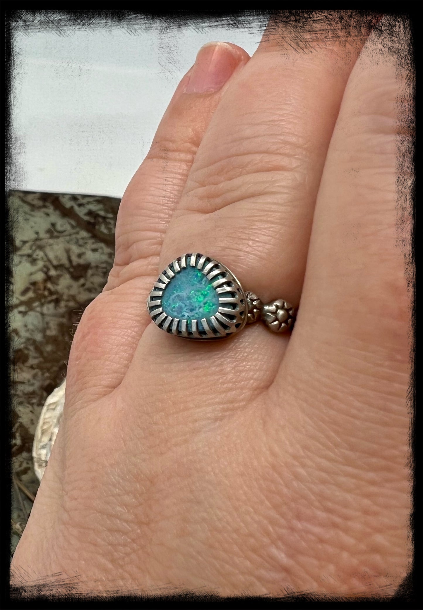 Opal Ring Size 9