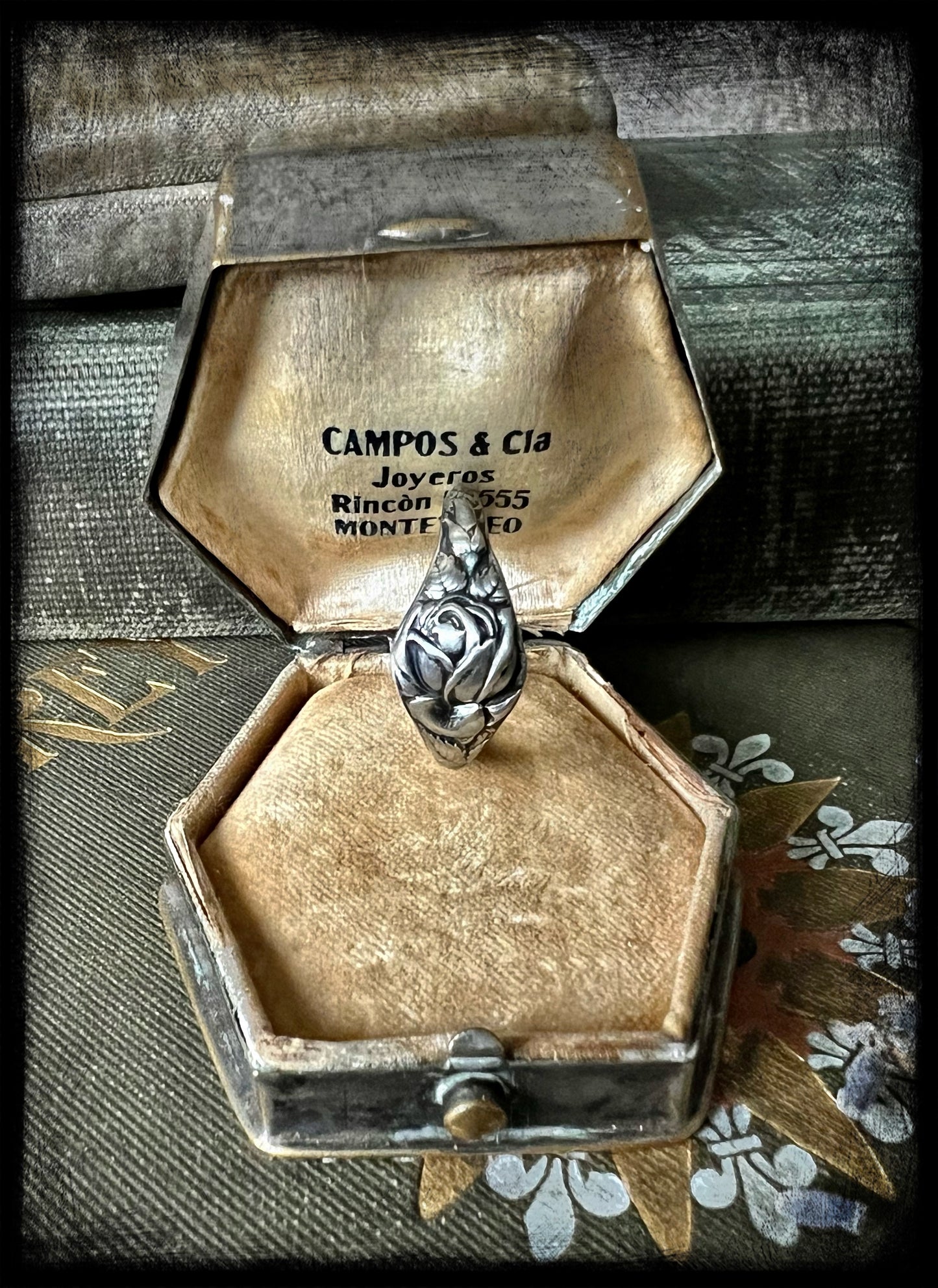Rose Birth Month Flower Ring-June