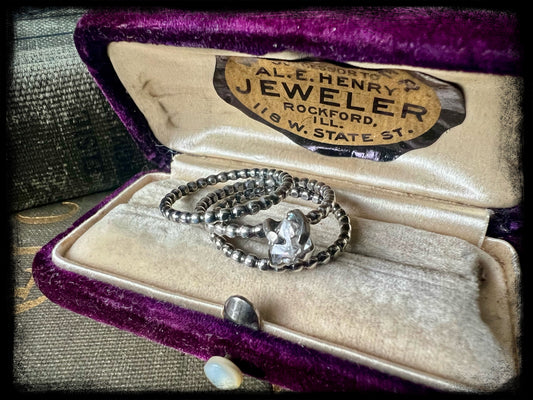Herkimer Diamond Stackers Size 8