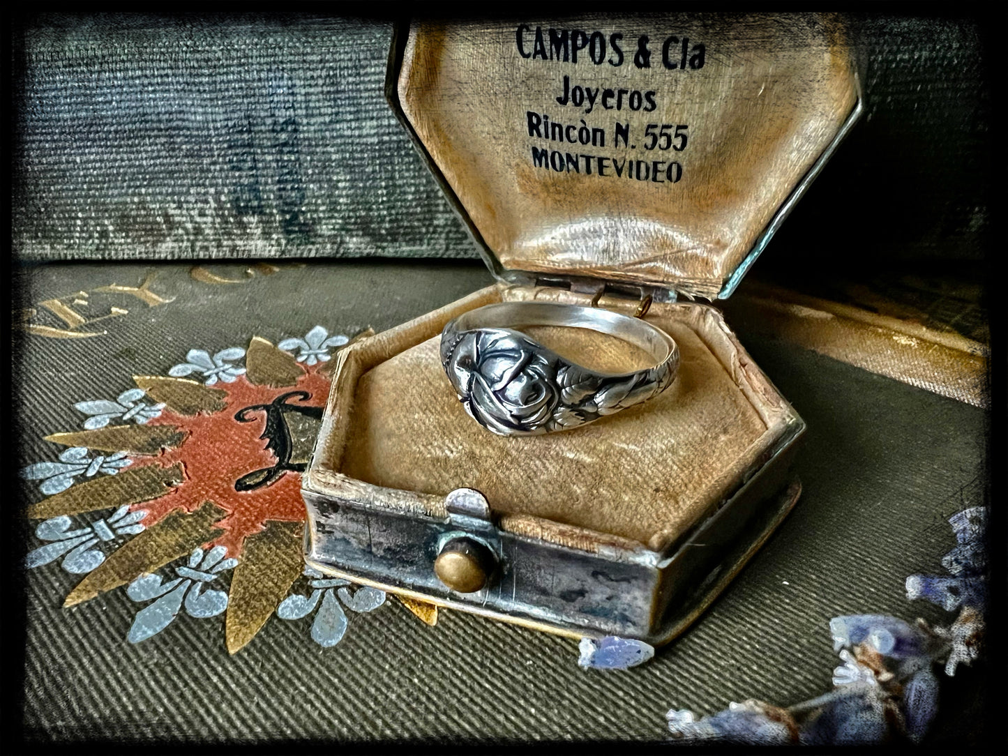 Rose Birth Month Flower Ring-June