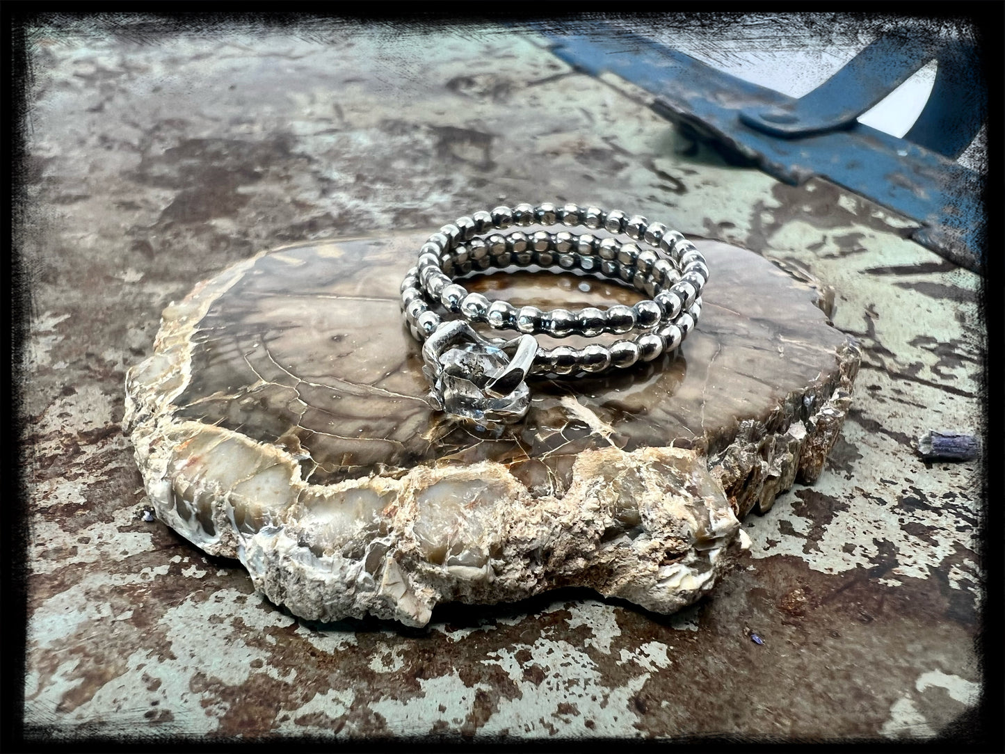 Herkimer Diamond Stackers Size 8