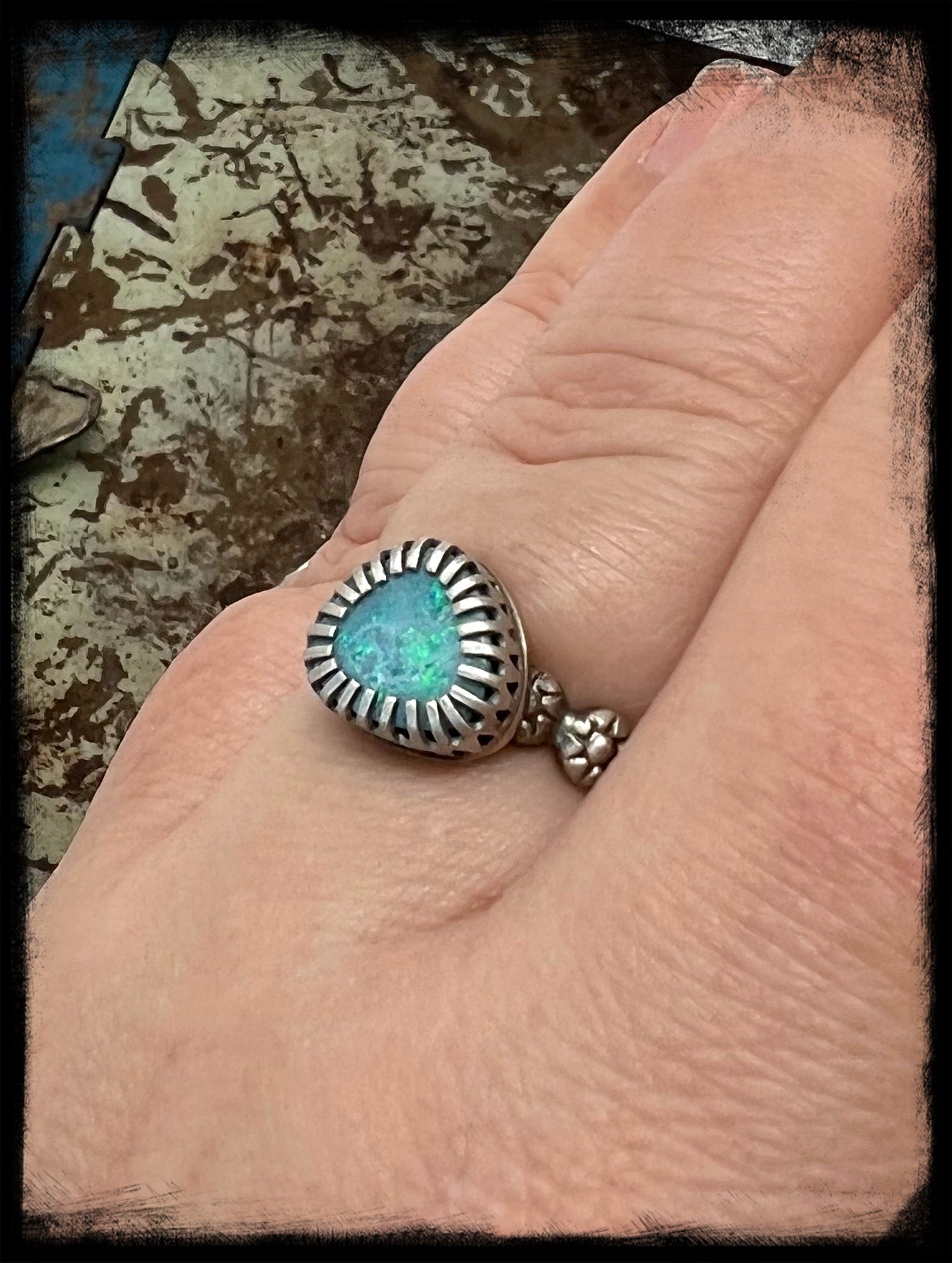 Opal Ring Size 9