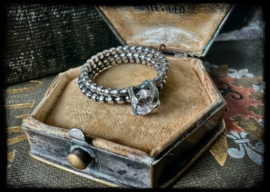 Herkimer Diamond Stackers Size 8