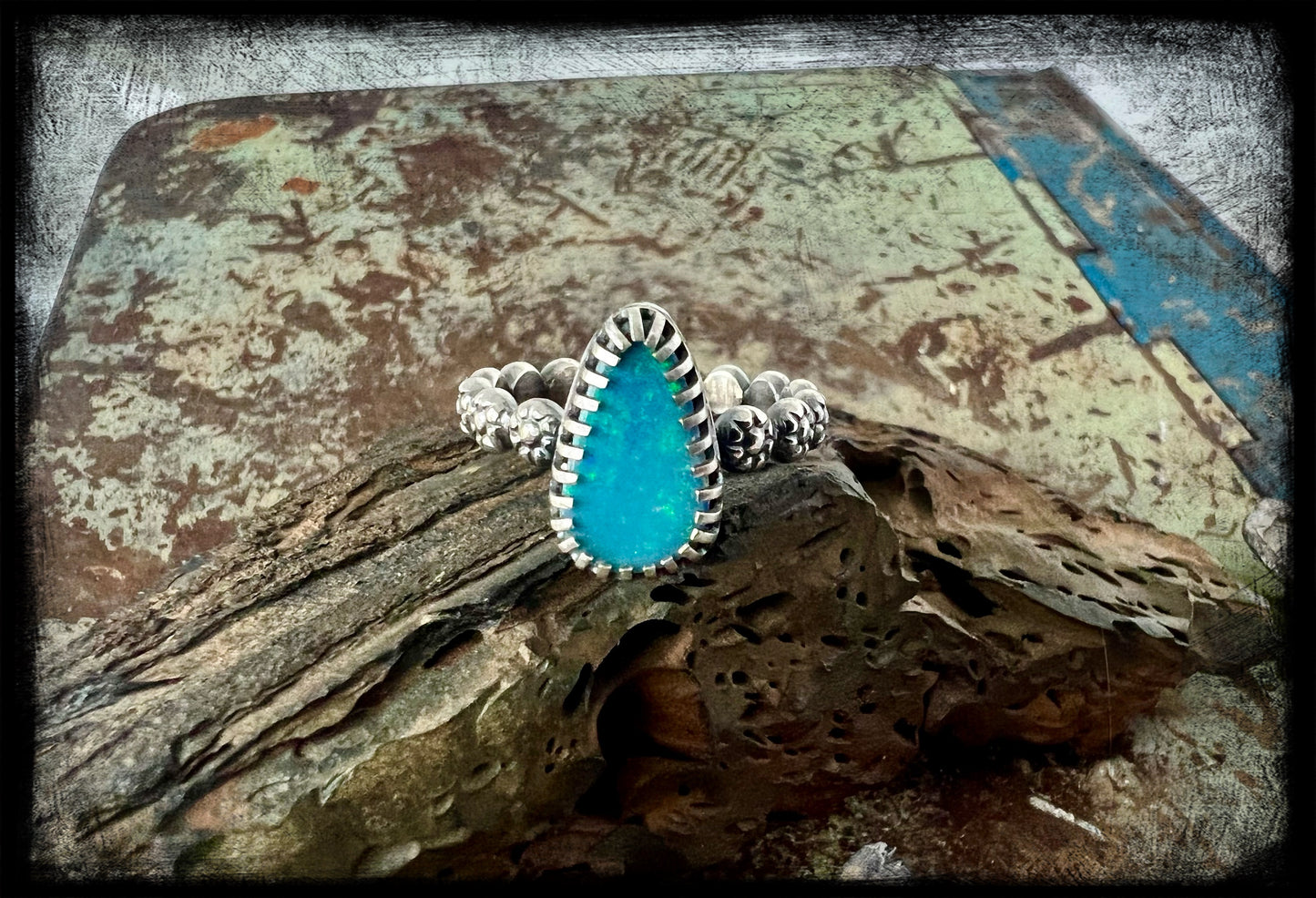 Opal Ring Size 8.5
