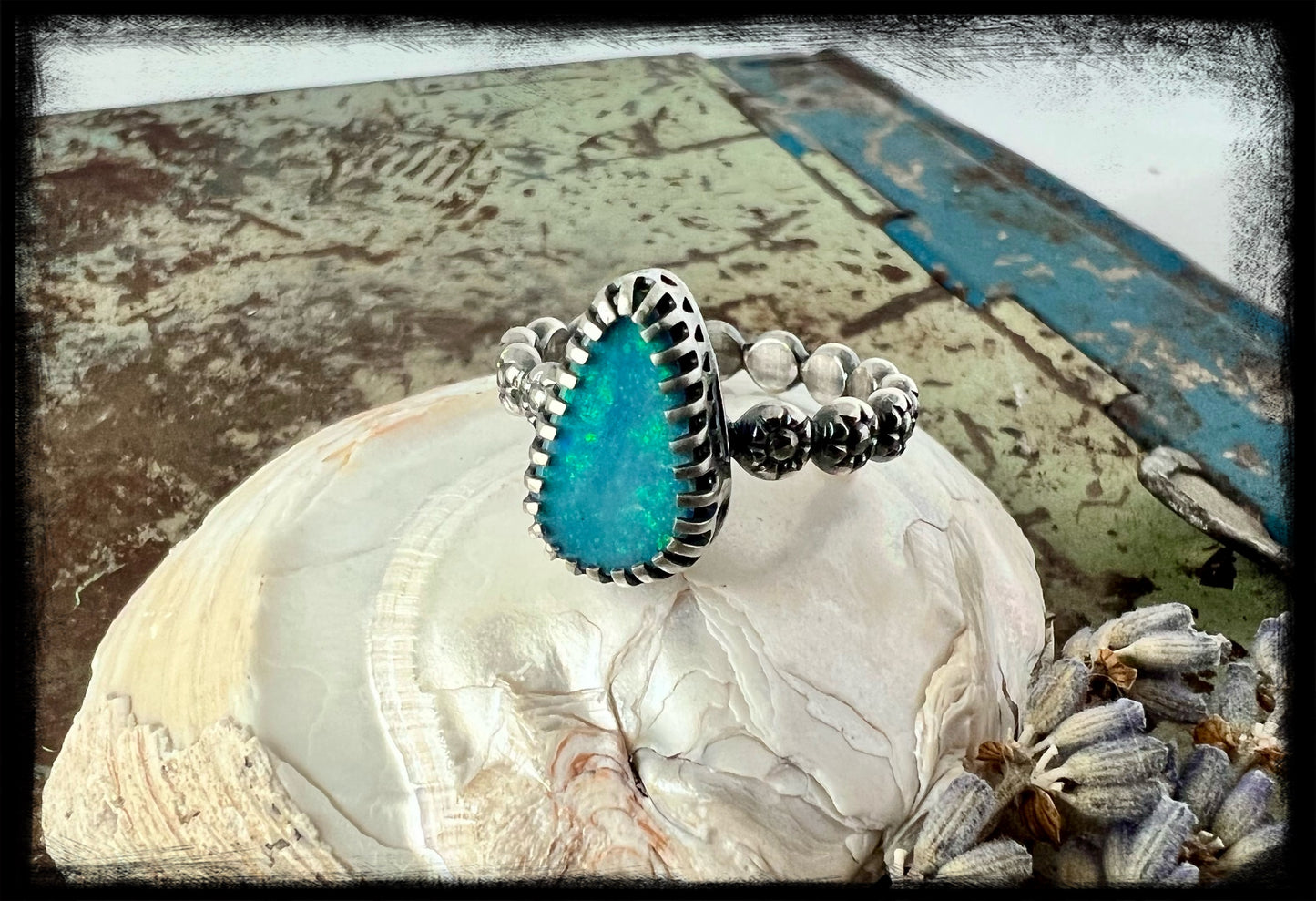 Opal Ring Size 8.5
