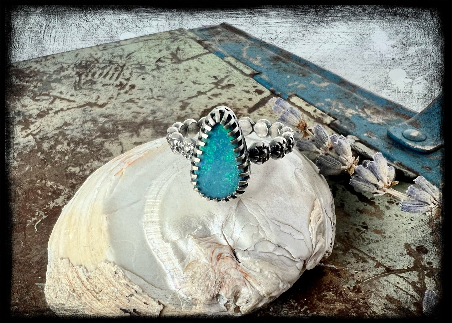 Opal Ring Size 8.5