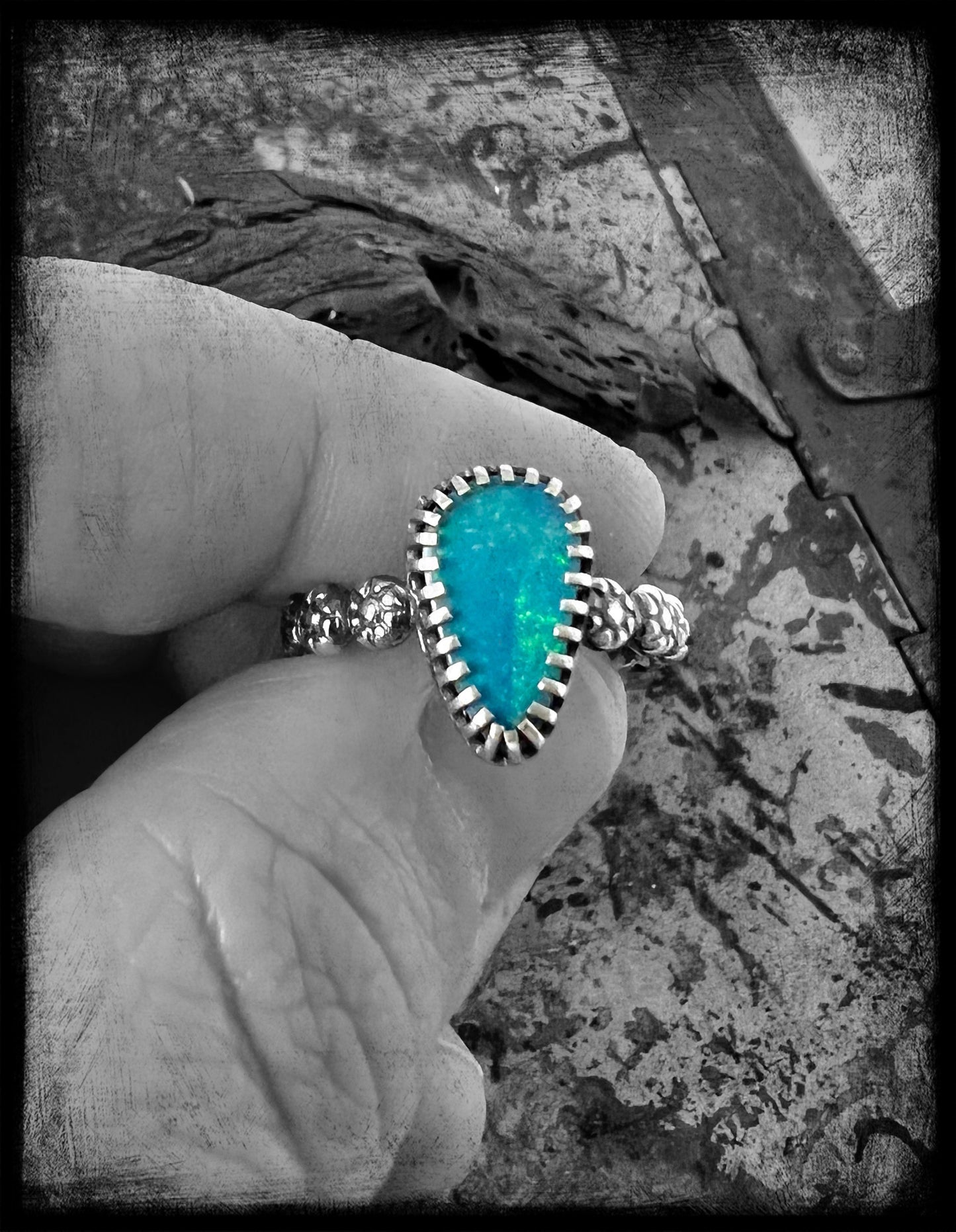 Opal Ring Size 8.5