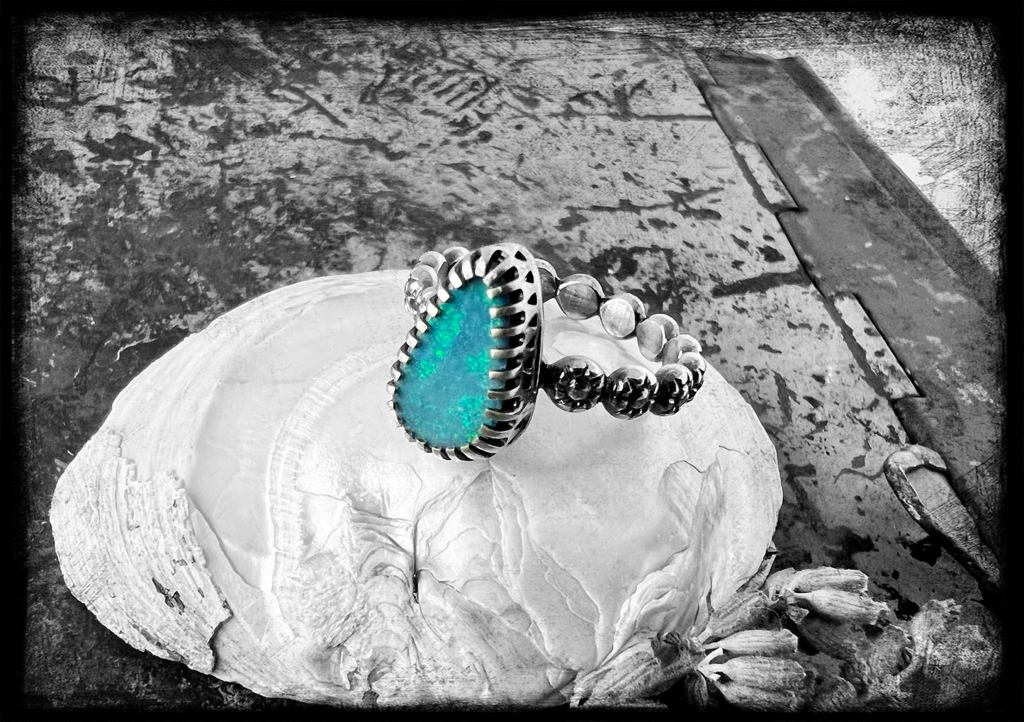 Opal Ring Size 8.5