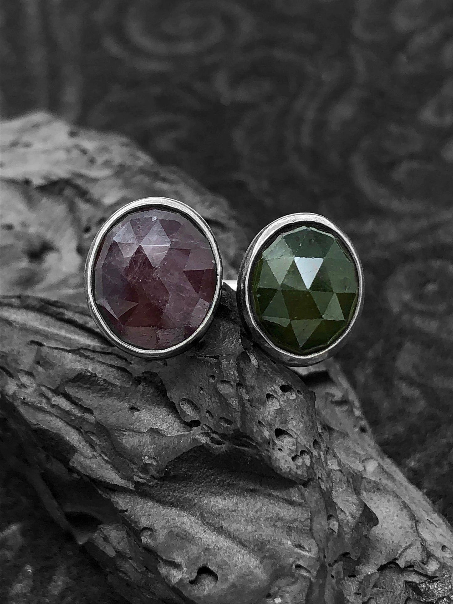 Double Sapphire Ring